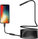 K&F Concept K&F Industrial Endoscope Inspection Camera borescope, 8 LED lights for iPhone, 8mm - 1m