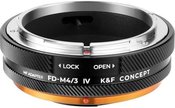 K&F Concept K&F Lens Adapter FD-M4/3 Manual lens adapter ring IV generation