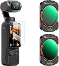 K&F Concept K&F VND Filters for DJI Osmo Pocket 3, Magnetic Variable ND2-32 + ND32-512 Neutral Density Filters 2