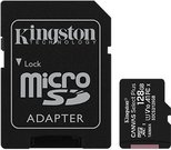 Kingston Canvas Select Plus UHS-I 128 GB, MicroSDXC, Flash memory class 10, SD Adapter