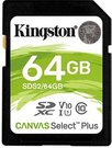 Kingston Canvas Select Plus UHS-I 64 GB, SDXC, Flash memory class 10