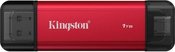 Kingston Dual Portable Solid-State Drive, USB Type-A and Type-C | 1000 GB | Solid-state drive interface USB 3.2 Gen 2 | Read speed 1050 MB/s | Write speed 950 MB/s