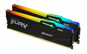 Kingston Fury Beast RGB 32 Kit (16GBx2) GB, DDR5, 4800 MHz, PC/server, Registered No, ECC No, 2x16 GB