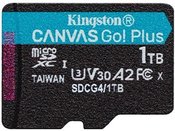 Kingston Memory card microSD 1TB Canvas Go! Plus 200MB/s A2 U3 V30