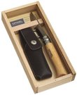KNIFE OPINEL CLASSIC NR 8 STAINLES STEEL OLIVE WOOD GIFT BOX