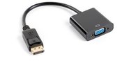 Lanberg DisplayPort Adapter (M) -> VGA 15 pin (F) black on the cable