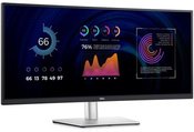 Dell LCD P3424WE 34" IPS WQHD/3440x1440/DP,HDMI,USB-C,USB/Silver, Black
