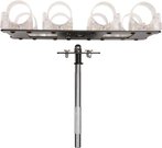 LEDGO TRANSPARENT CLIP FOR 4 ALTA TUBES WITH PIN