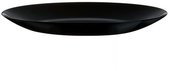 Lėkštė D25 cm stiklinė, juodos spalvos ZELIE Luminarc 00508