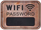 Lenta užrašams WIFI slaptažodis MDF 39x29x0,9 cm 871125214687
