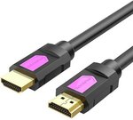 Lention VC-HH20 HDMI 4K High-Speed to HDMI 2.0 cable, 18Gbps, PVC, 1m (black)