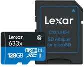 Lexar microSDXC 633x UHS-I 128GB with Adapter