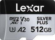 Lexar microSDXC Professional SILVER Plus UHS-I/U3/A2/4K R205/W150 (V30) 512GB
