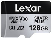 Lexar microSDXC Professional SILVER Plus UHS-I/U3/A2/4K R205/W150 (V30) 128GB