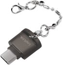 LogiLink USB-C to microSD card readeras a keychain