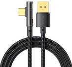 Mcdodo CA-3381 USB to USB-C Prism 90 degree cable, 6A, 1.8m (black)