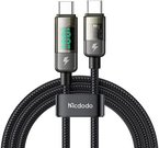 Mcdodo CA-3610 USB-C to USB-C cable, auto power off, PD 100W, 1.2m (black)
