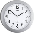 Mebus 52451 wireless wall clock silver