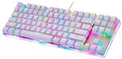 Mechanical gaming keyboard Motospeed K87S RGB (white)