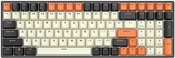 Mechanical keyboard Royal Kludge RK100 RGB, brown switch (black-orange)