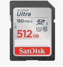 SANDISK MEMORY CARD SDXC 512GB UHS-I/SDSDUNC-512G-GN6IN