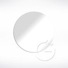 Metalinis diskas 38 mm. sidabrinis blizgantis (50 vnt)