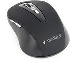 Gembird MUSWB-6B-01 Bluetooth v.3.0, Wireless connection, Optical Mouse, Black