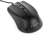 Gembird MUS-4B-01 Optical Mouse, Black, USB