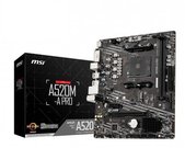 MSI A520M-A PRO Processor family AMD, Processor socket AM4, DDR4, Memory slots 2, Chipset AMD A, Micro ATX