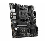 MSI B550M PRO-VDH  Processor family AMD, Processor socket AM4, DDR4, Memory slots 4, Number of SATA connectors 4, Chipset AMD B, Micro ATX