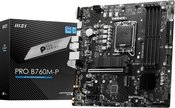 MSI PRO B760M-P Processor family Intel, Processor socket LGA1700, DDR5 DIMM, Memory slots 4, Supported hard disk drive interfaces  SATA, M.2, Number of SATA connectors 4, Chipset Intel B760, mATX