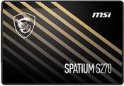 MSI SSD drive SPATIUM S270 240GB 2,5 inches SATA3 500/400MB/s