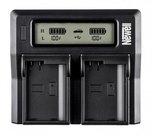 Newell DC-LCD two-channel charger for NP-FP, NP-FH, NP-FV series batteries