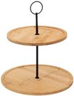 Padėklas bambukinis 2 aukštų D25,5xH30 cm Secret de Gourmet 188452