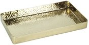 Padėklas metalinis aukso sp. 31x17x3,5 cm SAVEX