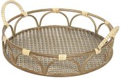 Padėklas metalinis pintas 35x35x7 cm (13 cm) (Maž)