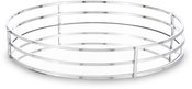 Padėklas metalinis sidabro spl. 4,5x25x25 cm 148741