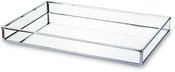 Padėklas metalinis su veidrodžiu sidabrinės sp. 3x29x18 cm 135835