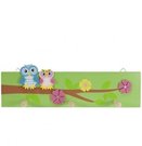 Hanger wooden GB 10602 Owl 3 blue 27x16