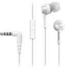 Panasonic Canal type RP-TCM115E-W In-ear, 3.5mm (1/8 inch), Microphone, White,