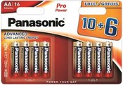 Panasonic Pro Power battery LR6PPG/16B 10+6pcs