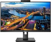 Philips LCD Monitor with Windows Hello Webcam 275B1H/00 27 ", QHD, 2560 x 1440 pixels, IPS, 16:9, Black, 4 ms, 300 cd/m², Audio out, 75 Hz, W-LED system, HDMI ports quantity 1