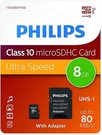 Philips MicroSDHC Card 8GB Class 10 UHS-I U1 incl. Adapter