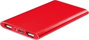 Platinet power bank 5000mAh Li-Po 2xUSB, red (43175)