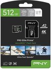 PNY Memory card microSDXC Elite Prime 512GB + adapter SD