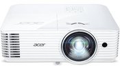 Acer S1386WH Projector, DLP 3D, WXGA, 3600lm, 20000/1