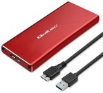 Qoltec Enclosure M.2 SSD drive SATA,NGFF,USB3.0,2TB