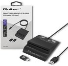 Qoltec Intelligenst smart ID card reader, USB type C