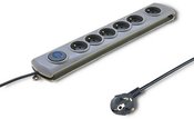 Qoltec Surge protector 6 sockets, 5m