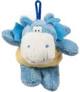 Keyring with plush dragon h8 cm